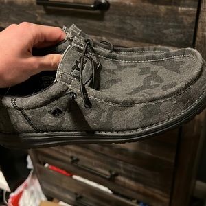 Black Camo Hey Dudes (Wally Sox)